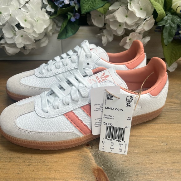 adidas sambas pink size 7 women - Picture 3 of 7